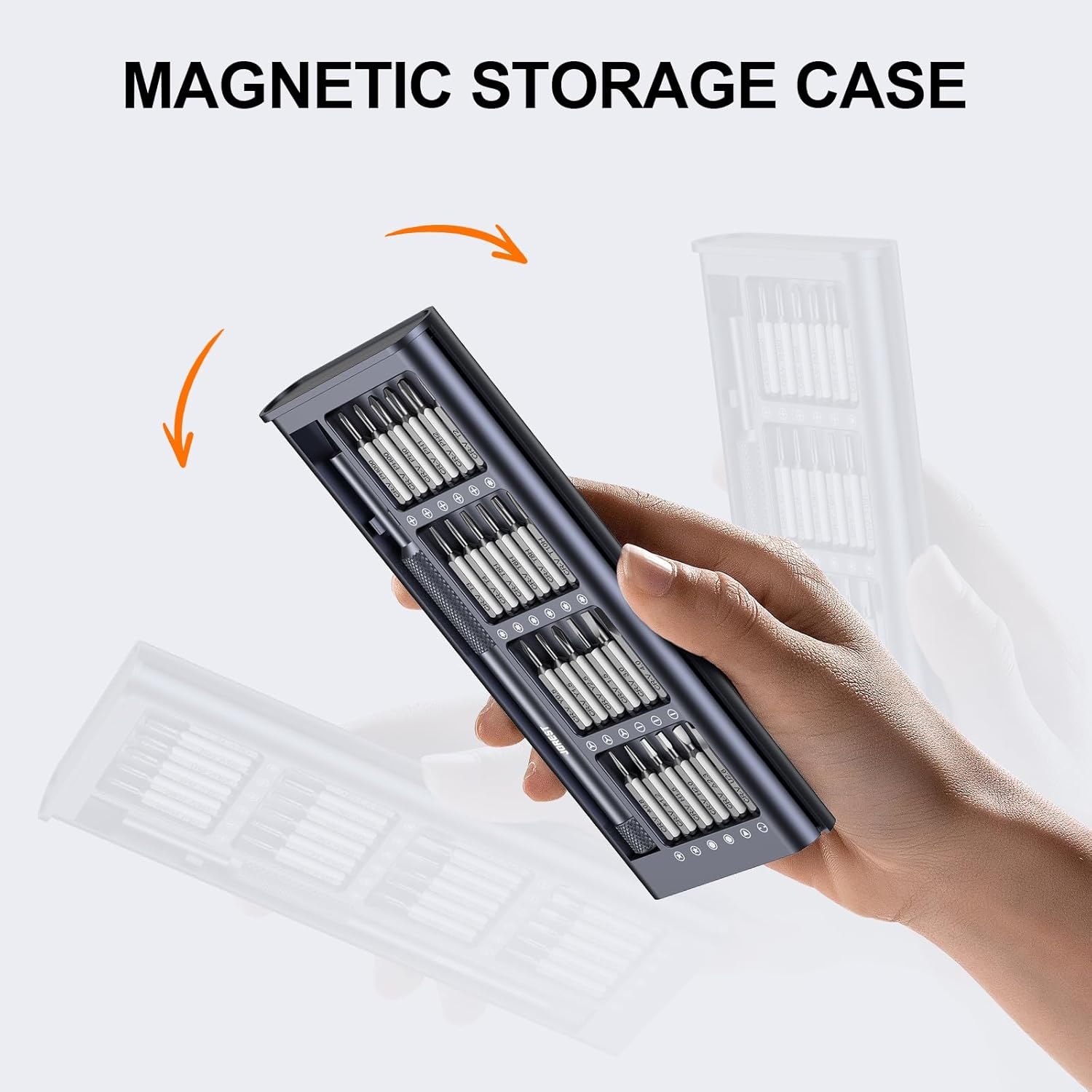 25-in-1 Precision Magnetic Screwdriver Set, Industrial Grade Mini Bit Kit for Electronics Repair, Mobile Devices, and Small Appliance Maintenance