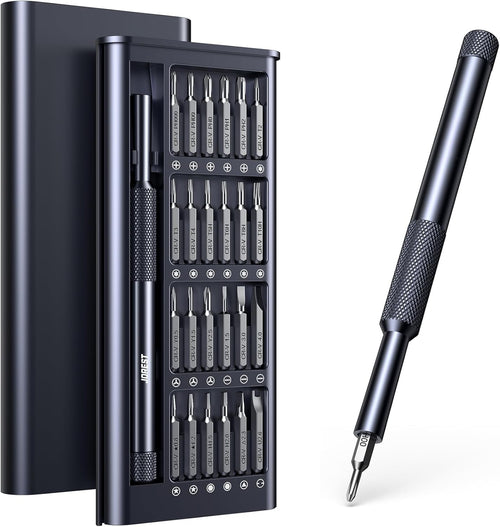25-in-1 Precision Magnetic Screwdriver Set, Industrial Grade Mini Bit Kit for Electronics Repair, Mobile Devices, and Small Appliance Maintenance